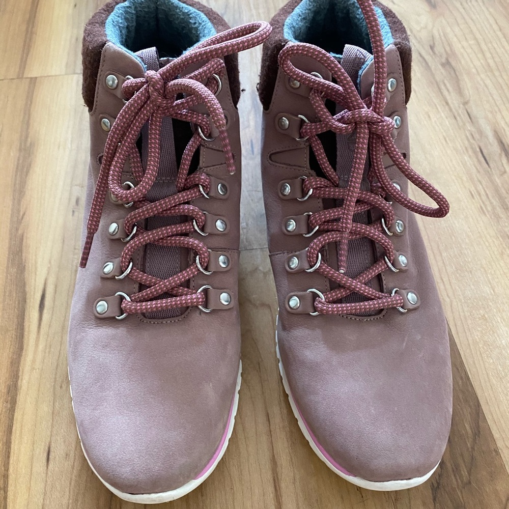 Cole Haan Zerogrand Pink Hiking Bootie